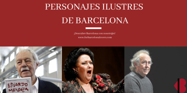 Personajes ilustres de Barcelona